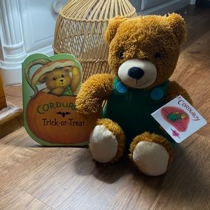 Corduroy bear and book